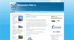 Desktop Screenshot of oulunsalonpallo.fi