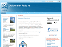 Tablet Screenshot of oulunsalonpallo.fi